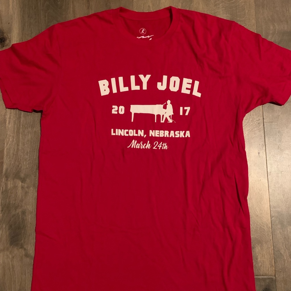 BILLY JOEL Lincoln Nebraska Concert 3/24/17 Red L